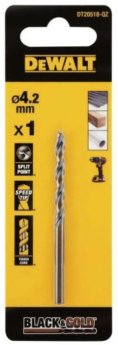 Сверло DeWALT по металлу DT20518-QZ 4.2 мм, 1 шт.