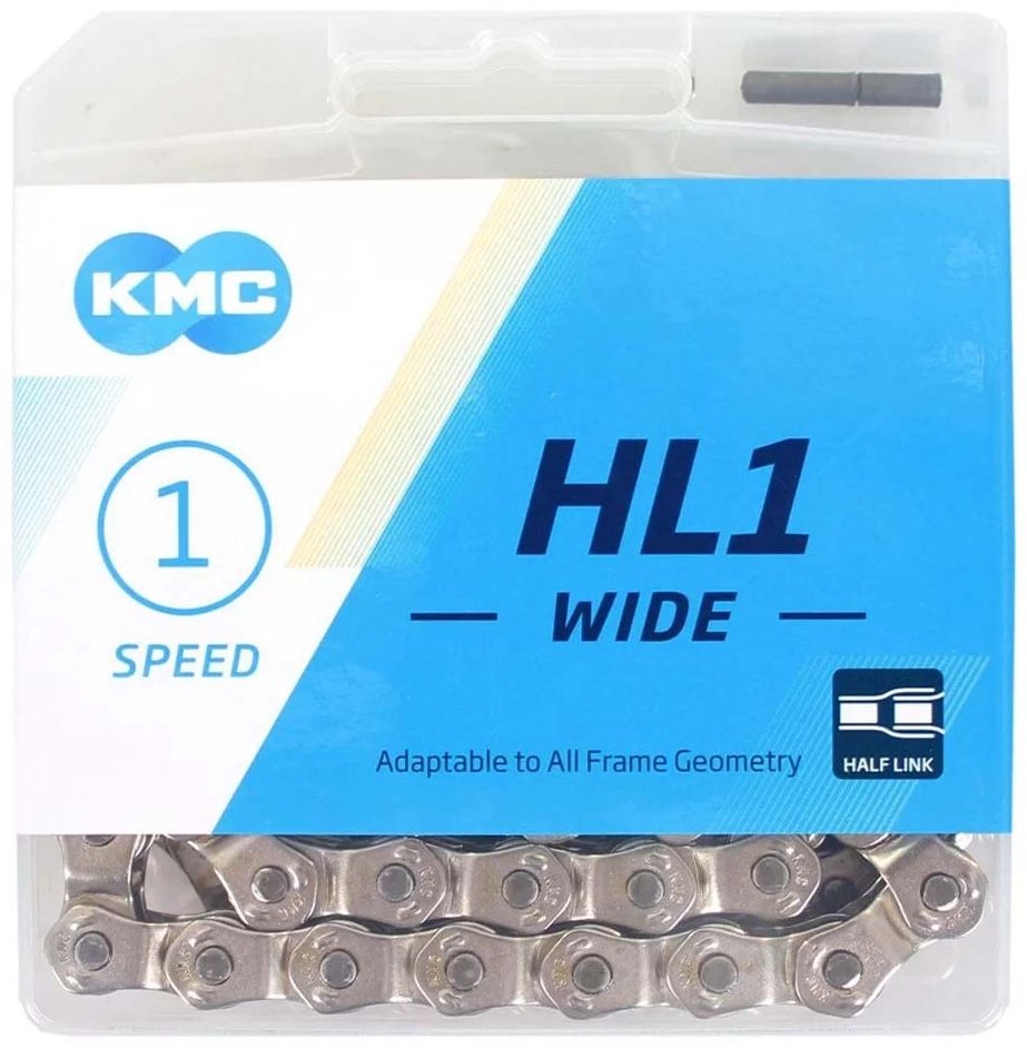 Цепь KMC цепь HL1 wide - speed 1, links 100//1/2" x 1/8" купить,NaN