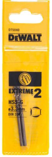 Сверло DeWALT спиральное DT5040 3.3 мм, 2 шт. купить,2040