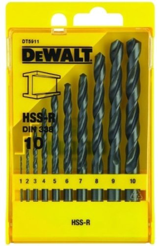 Сверло DeWALT спиральное DT5911-QZ 10 мм, 10 шт. купить,NaN