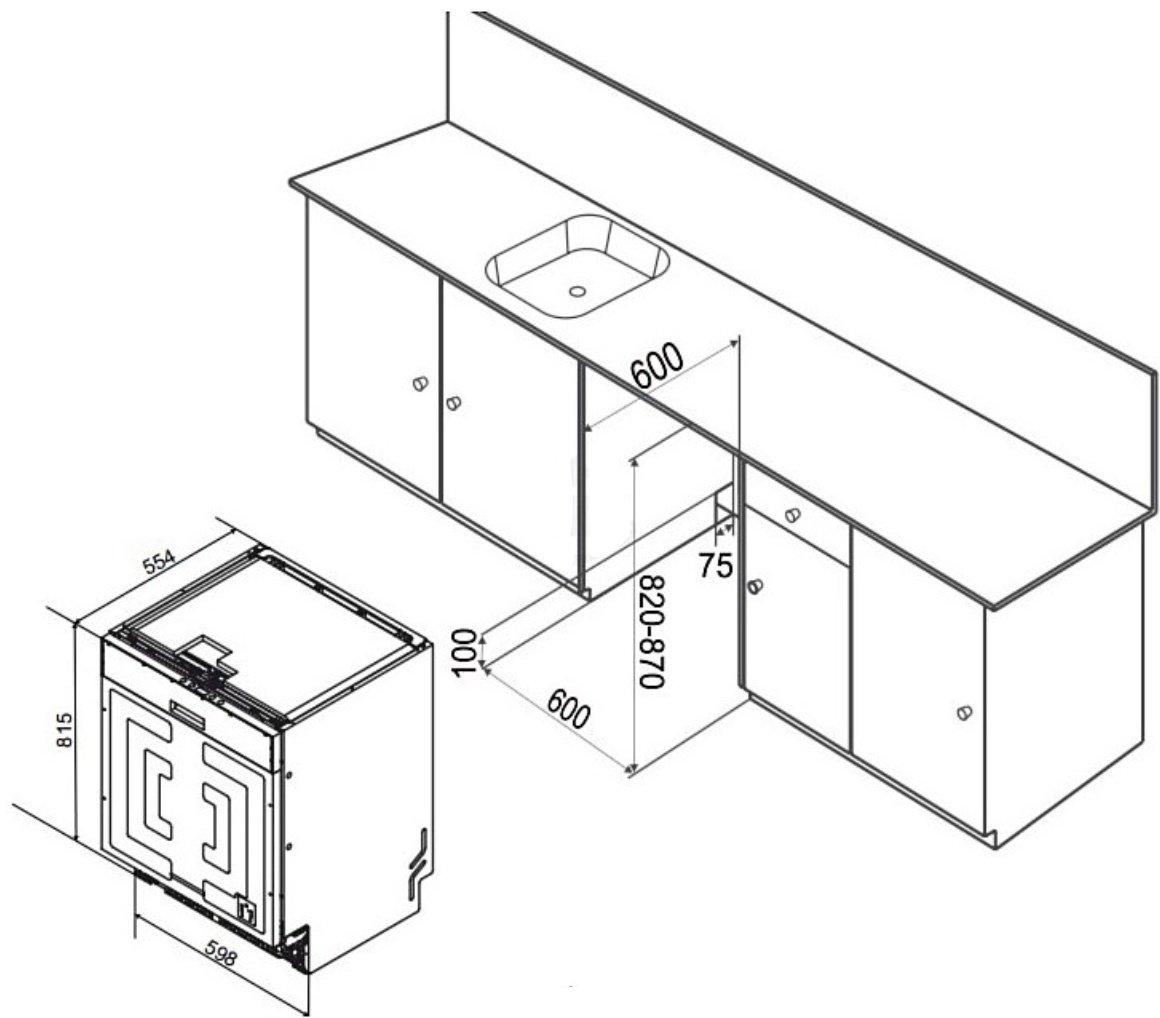 Посудомоечная машина HAUSLER DW14-FBI15PAO стальной купить,NaN