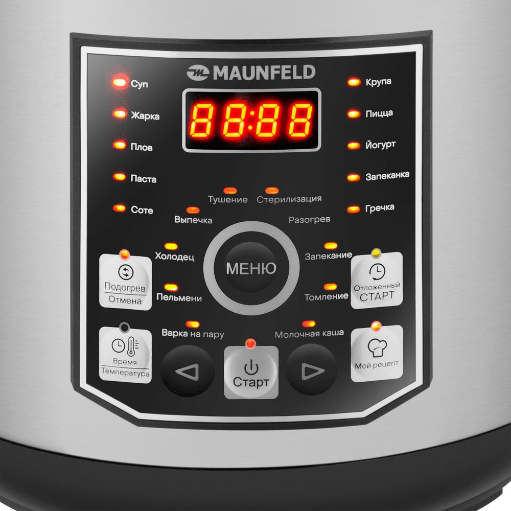 Мультиварка MAUNFELD MPMC-1624S черный, серый купить,NaN