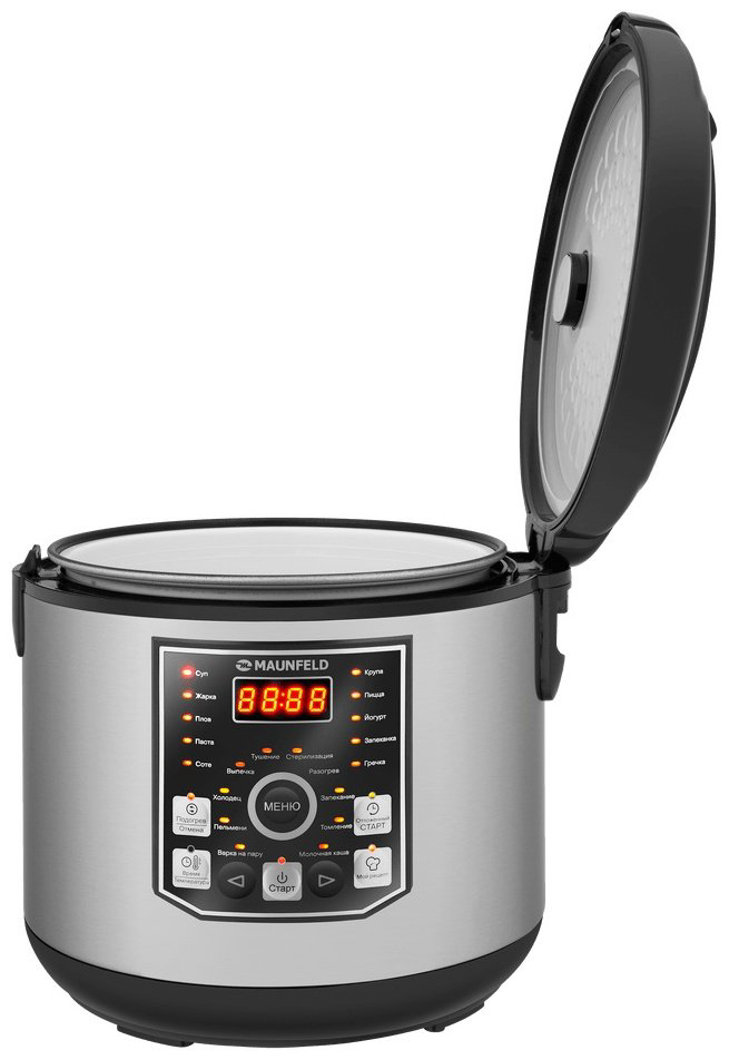 Мультиварка MAUNFELD MPMC-1624S черный, серый купить,NaN