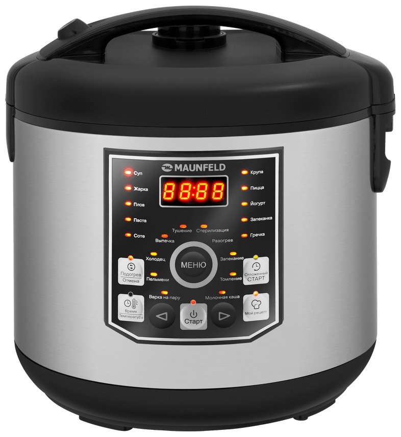 Мультиварка MAUNFELD MPMC-1624S черный, серый купить,NaN
