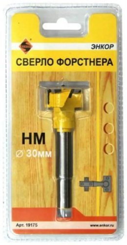 Сверло Энкор спиральное 19175 30 мм, 1 шт.