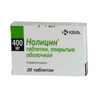 KRKA d.d. Нолицин 400мг 20шт таблетки