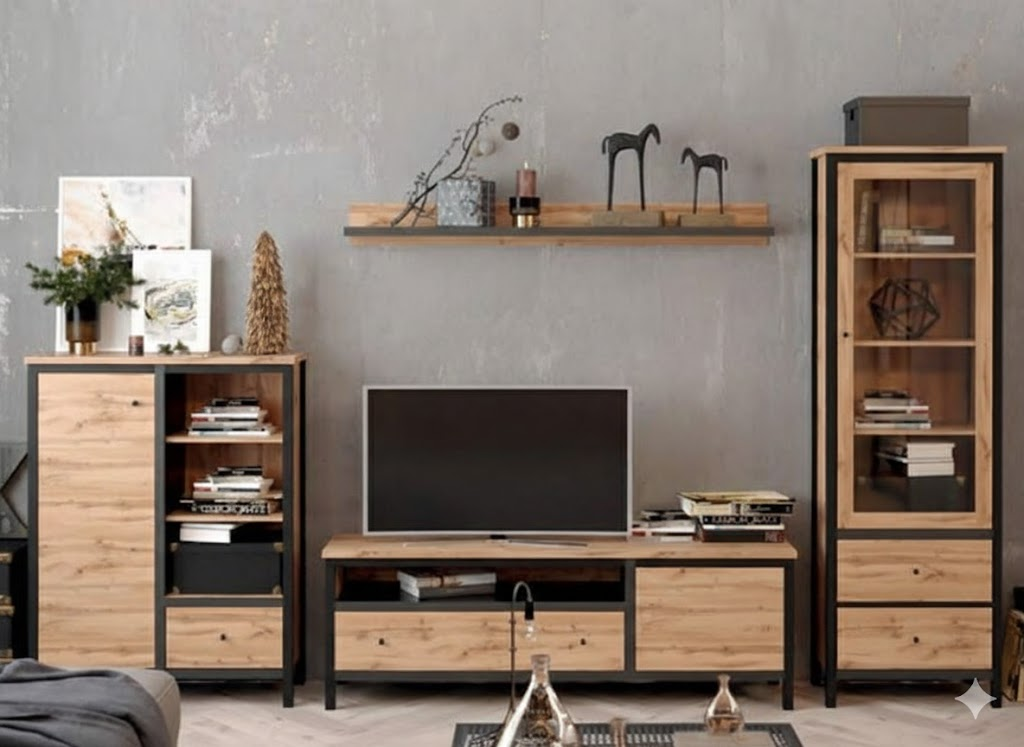 Шкаф-витрина Гербор REG1W2S 62x39x193см коричневый купить,NaN