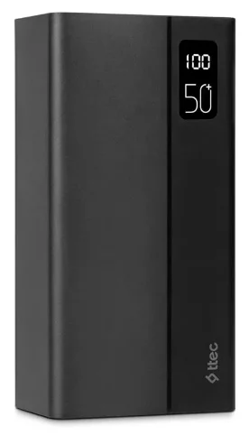 Power Bank Ttec ReCharger Mega LCD 50000 мАч PD 20Вт 2BB197S Black