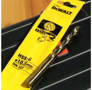 Сверло DeWALT спиральное, по металлу DT5057 10.5 мм, 1 шт. купить,4040