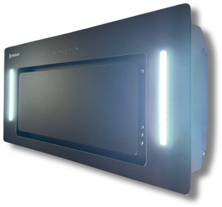 Вытяжка HAUSLER HLS-BI60BLG750S черный купить,NaN