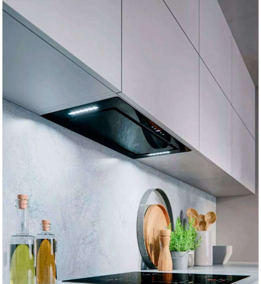 Вытяжка HAUSLER HLS-BI60BLG750S черный купить,NaN