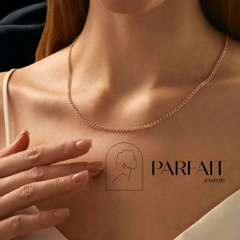 Цепь PARFAIT JEWELRY GFC_PJ_Бисмарк_Цепь_0054 длина 55 см, вес 5.15 г золото, плетение бисмарк купить,NaN