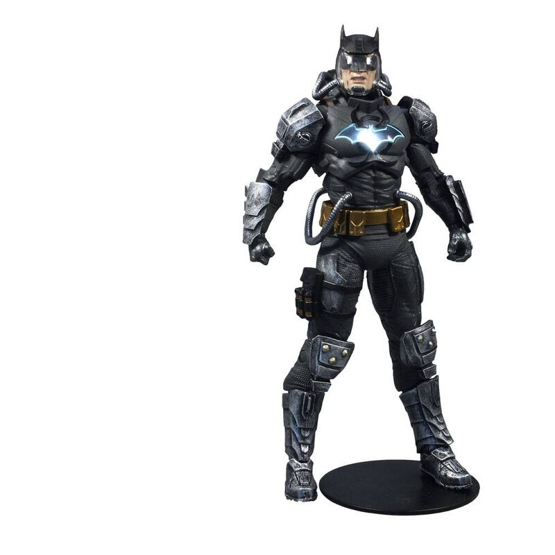 Фигурка McFarlane DC Multiverse Justice League Batman Hazmat Suit Gold Label Light Up Batman Symbol MCF15169 18см купить,NaN