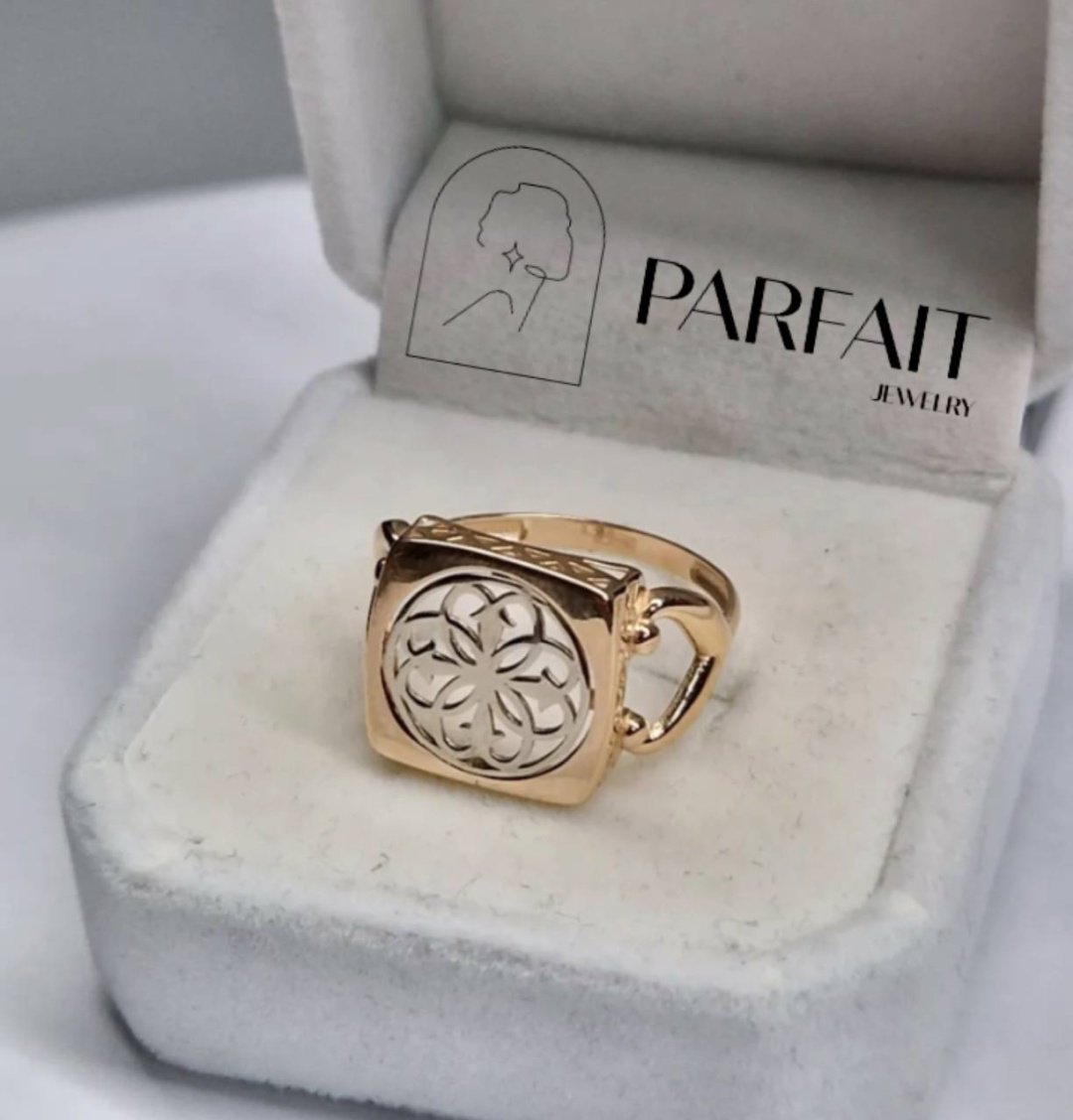 Кольцо PARFAIT JEWELRY GFC_PJ_КазУзоры_04 размер 19 вес 2.6 г золото, без вставок купить,NaN