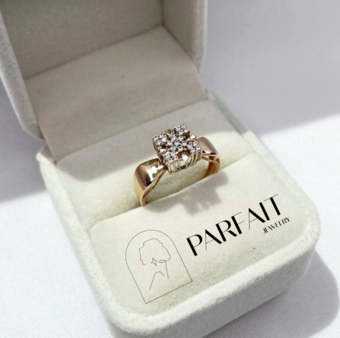 Кольцо PARFAIT JEWELRY GFC_PJ_КВК_02 размер 18 вес 2.26 г золото, фианит купить,NaN