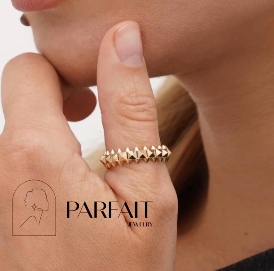 Кольцо PARFAIT JEWELRY GFC_PJ_Шипы_02 размер 18 вес 2.05 г золото, без вставок купить,NaN