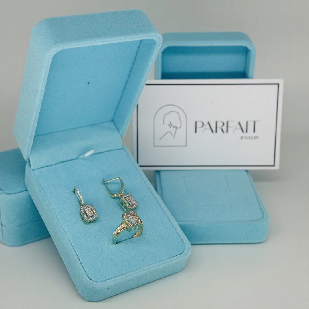 PARFAIT JEWELRY PJ_STbaget_20размер_1 вес 6.45 г золото, фианит купить,NaN