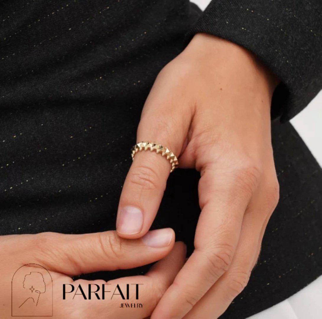 Кольцо PARFAIT JEWELRY GFC_PJ_Шипы_06 размер 19 вес 2 г золото, без вставок купить,NaN