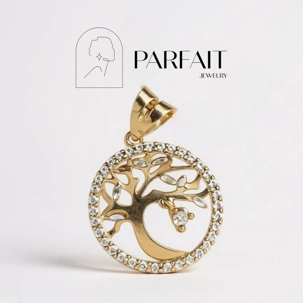 Подвеска PARFAIT JEWELRY GFC_PJ_ЭльфийскоеДерево_06 вес 1.75 г золото, фианит купить,NaN