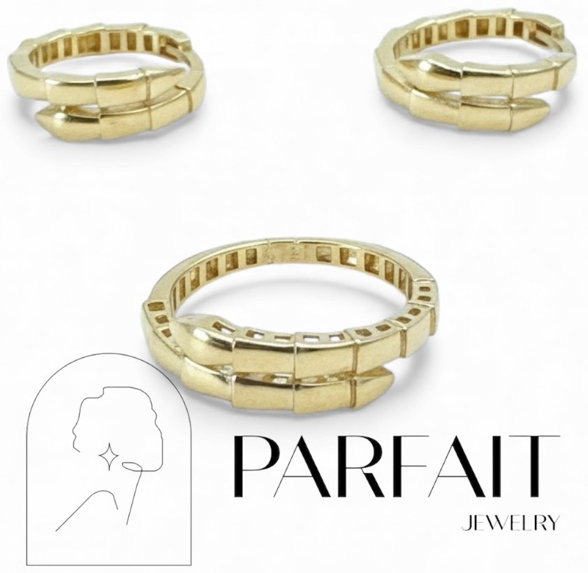 PARFAIT JEWELRY PJ_1Змейка_19размер_2 вес 4.7 г золото, без вставок купить,NaN