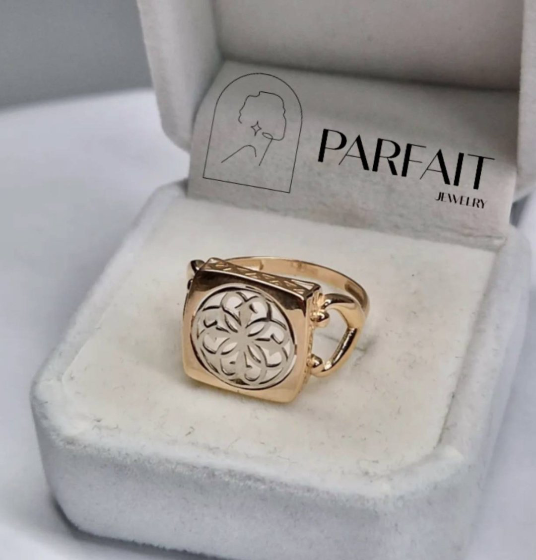 Кольцо PARFAIT JEWELRY GFC_PJ_КазУзоры_06 размер 19 вес 2.7 г золото, без вставок купить,NaN