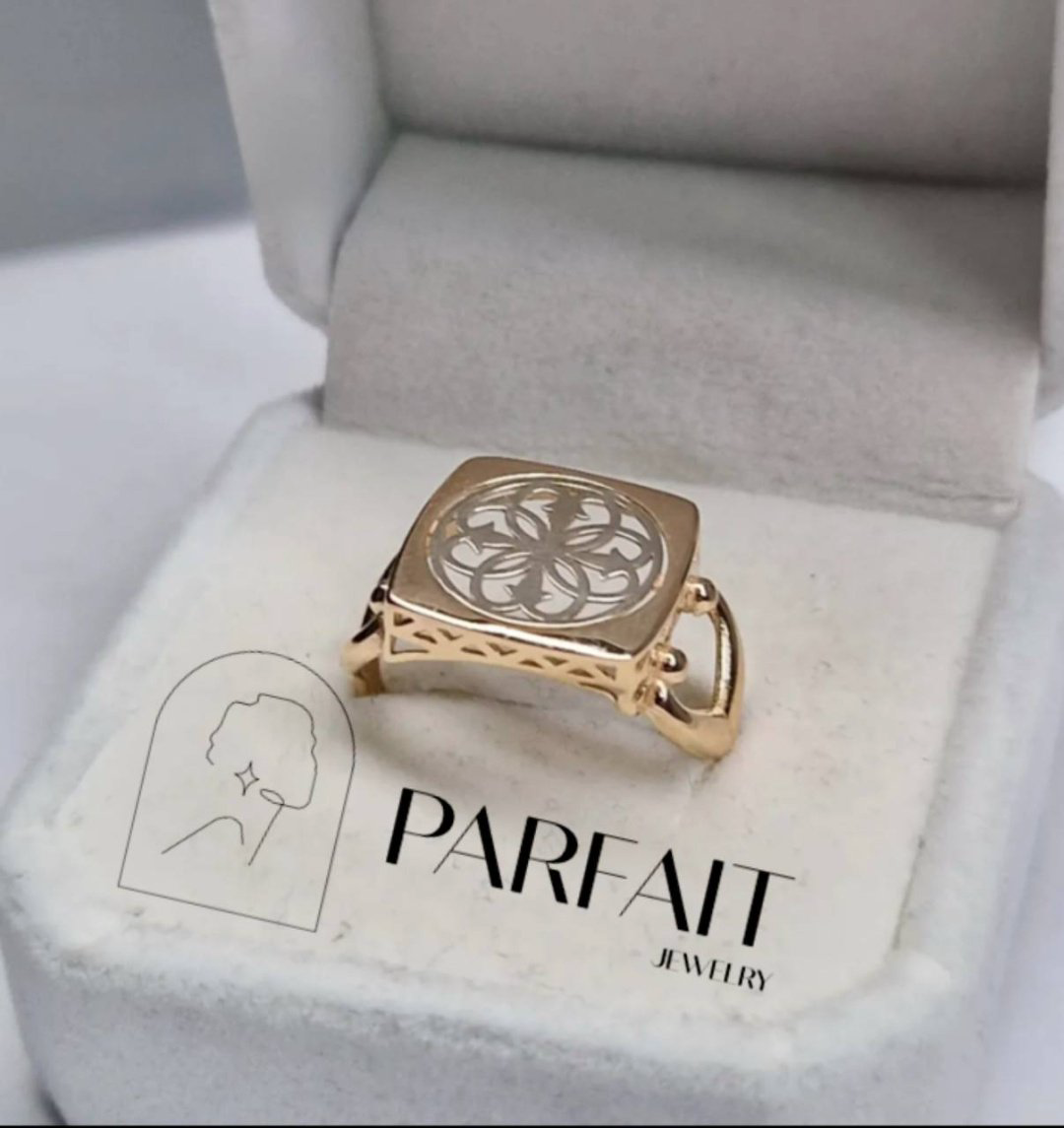 Кольцо PARFAIT JEWELRY GFC_PJ_КазУзоры_06 размер 19 вес 2.7 г золото, без вставок купить,NaN
