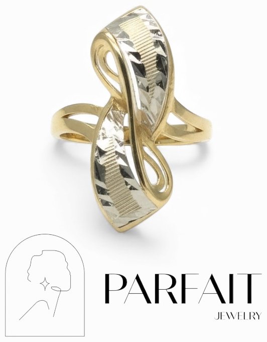Кольцо PARFAIT JEWELRY PJ_Бантик_09 размер 19 вес 2 г золото, без вставок купить,NaN