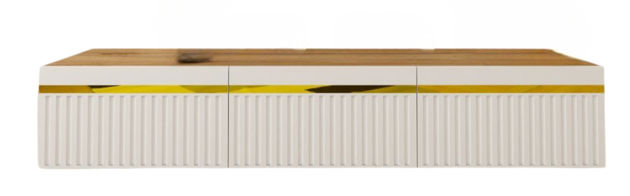 ТВ-тумба Adel Home Чана AH0417 180x30x35см бело-золотой купить,NaN