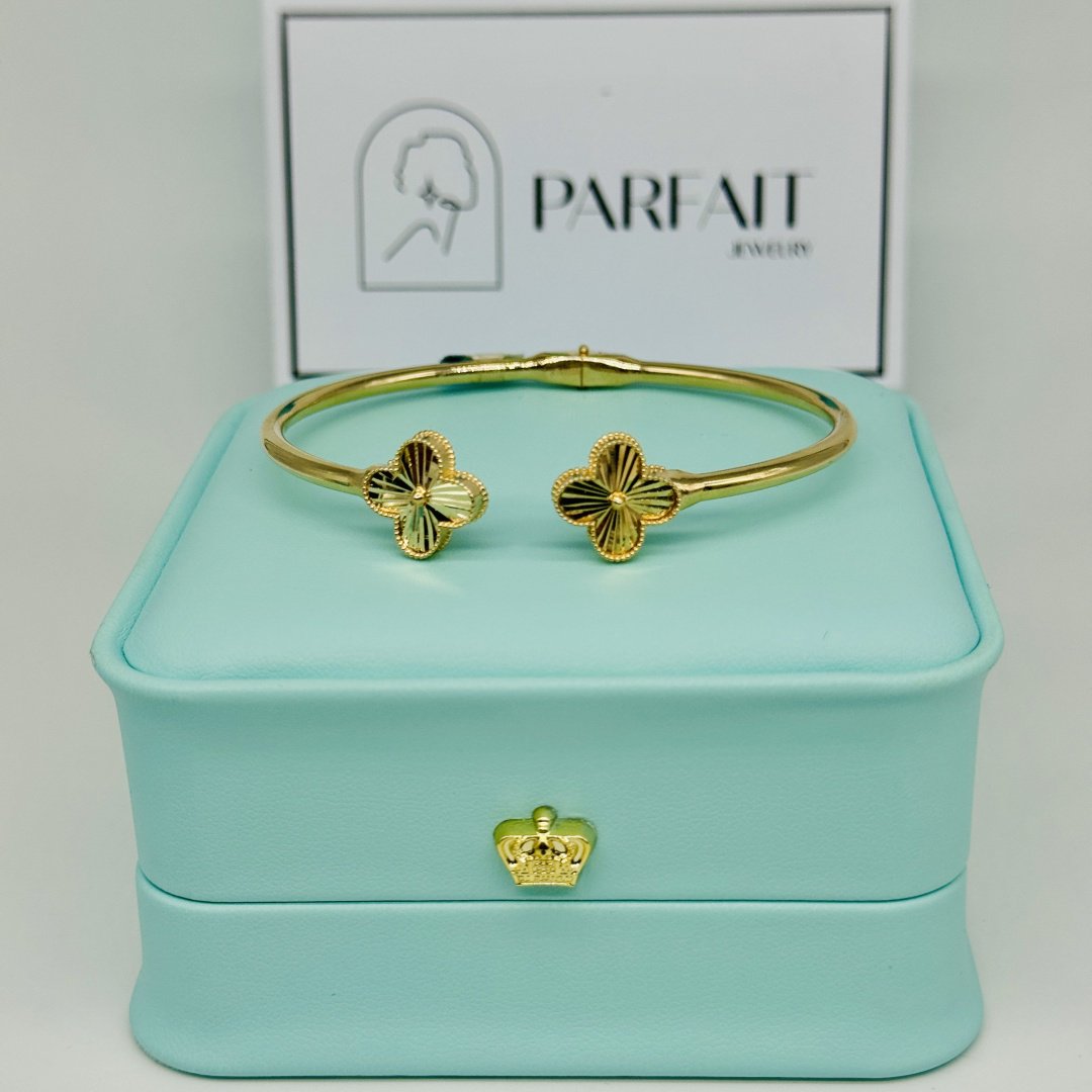 Браслет PARFAIT JEWELRY PJ_CLБР_01 длина 18 см, вес 7.9 г золото, плетение обод купить,NaN