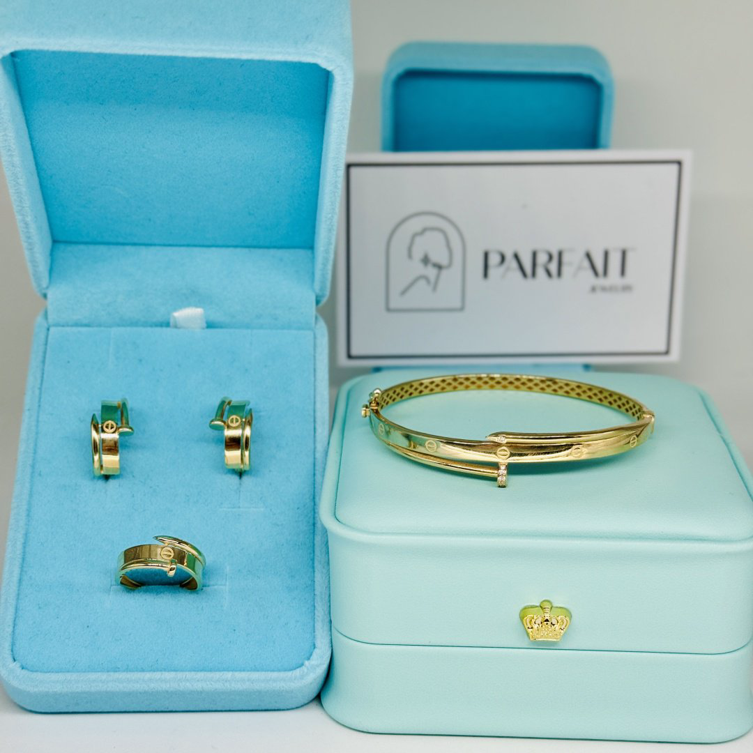 PARFAIT JEWELRY SET4966 вес 13.56 г золото, без вставок купить,NaN