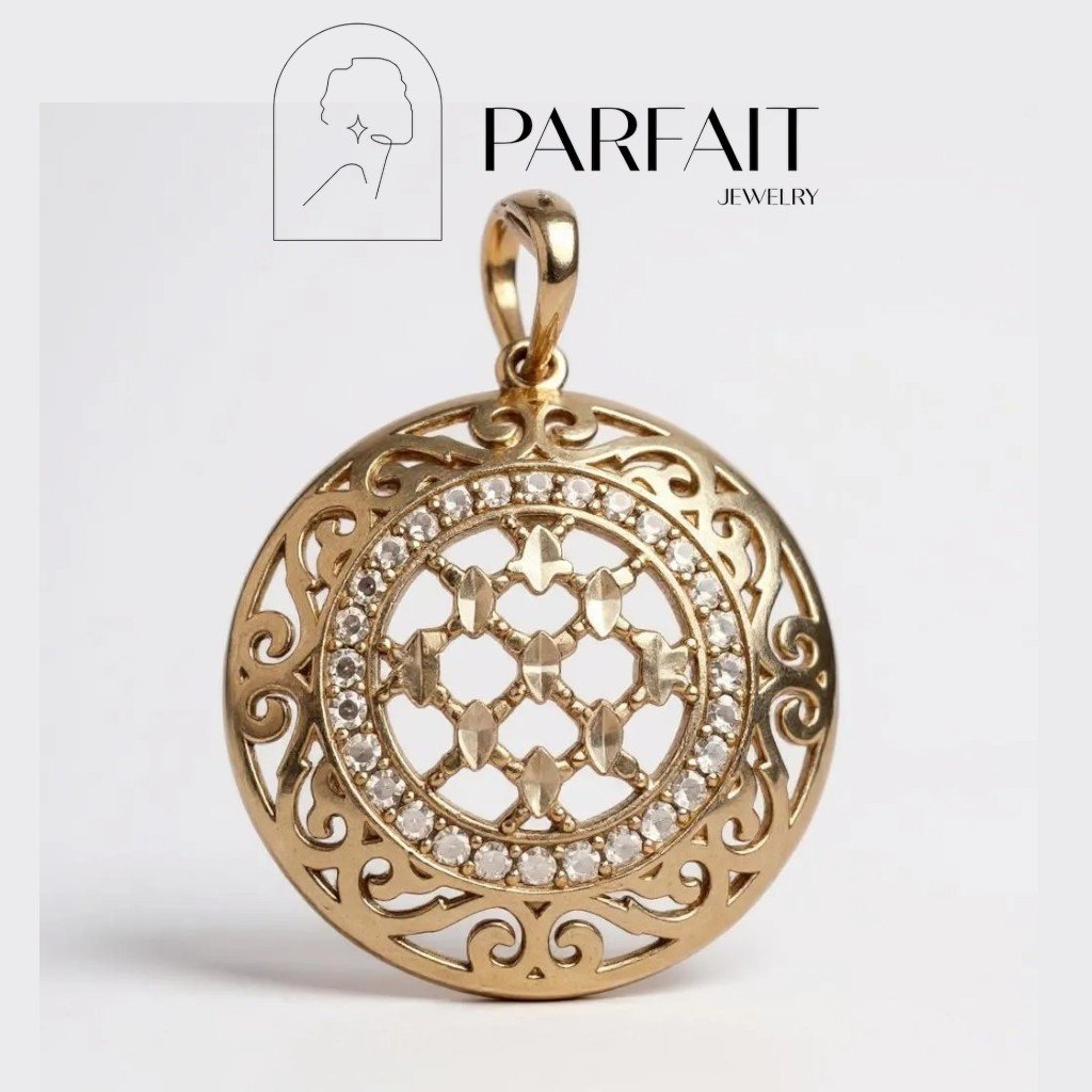 Подвеска PARFAIT JEWELRY GFC_PJ_Шанырак_16 вес 2.2 г золото, фианит купить,NaN