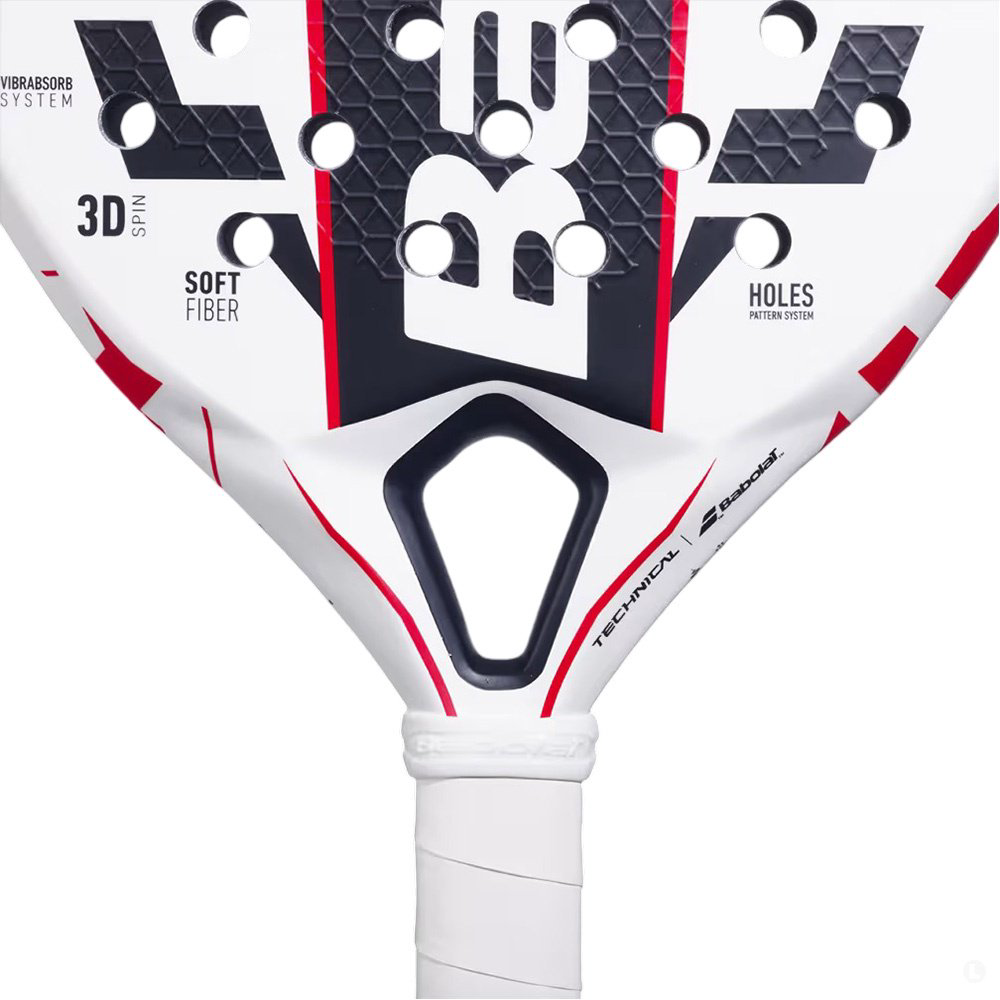 Ракетка Babolat 150168-100 белый купить,NaN