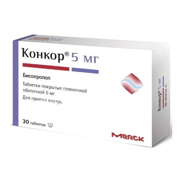 Merckle GmbH Конкор 5мг 30шт таблетки
