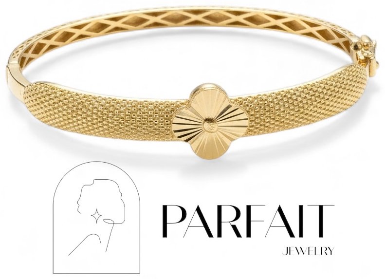 Браслет PARFAIT JEWELRY PJ_CL_JESS_01 длина 18 см, вес 7 г золото, плетение обод купить,NaN