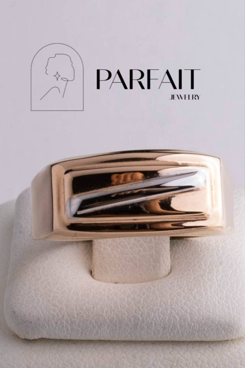 Кольцо PARFAIT JEWELRY Мужская печатка GFC_PJ_L_07 размер 20.5 вес 2.1 г золото, без вставок купить,NaN