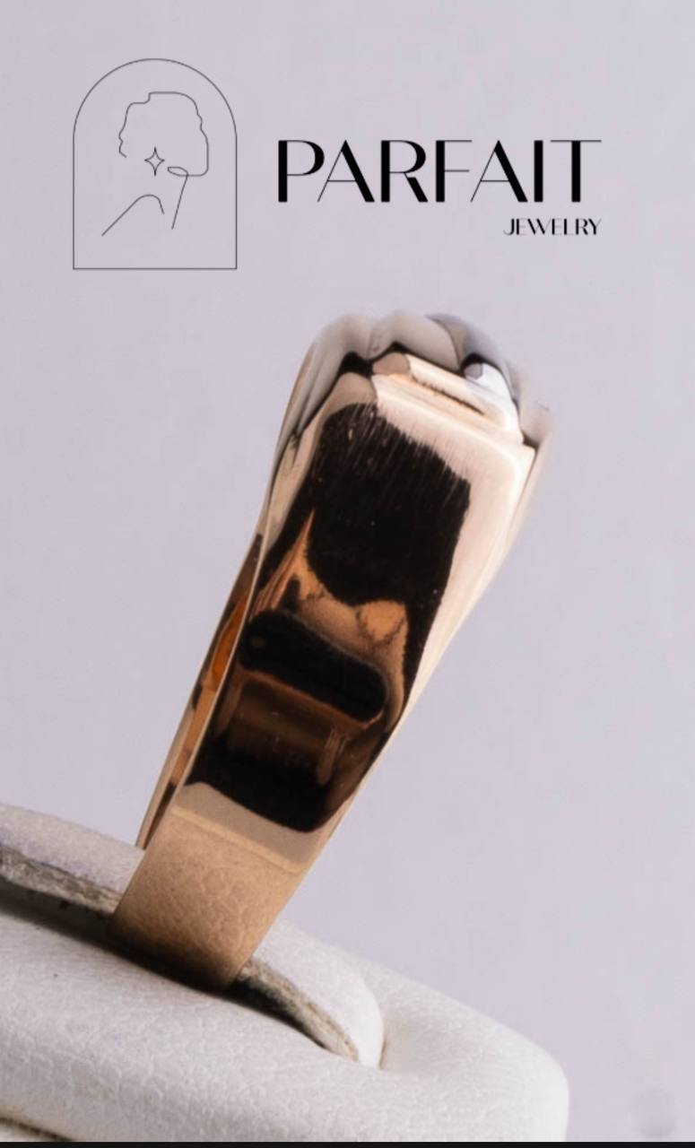 Кольцо PARFAIT JEWELRY Мужская печатка GFC_PJ_L_07 размер 20.5 вес 2.1 г золото, без вставок