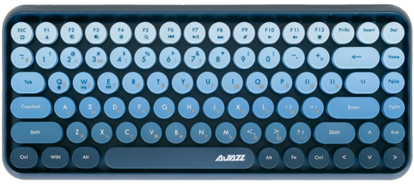 Клавиатура Ajazz 308i Cat Gradient Blue