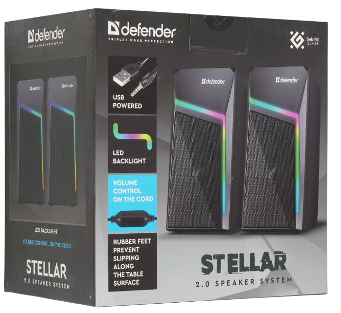 Компьютерные колонки Defender Stellar 65043 Black - ForteMarket Компьютерные колонки Defender Stellar 65043 Black купить,6990