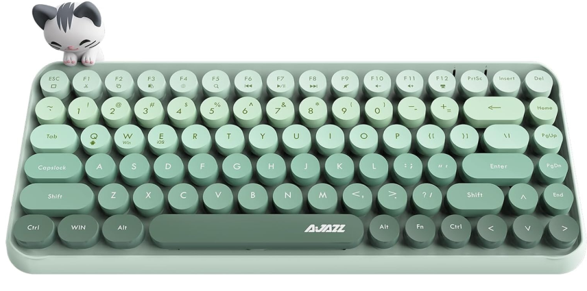 Клавиатура Ajazz 308i Cat Gradient Green