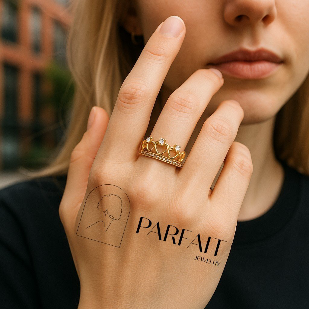 Кольцо PARFAIT JEWELRY GFC_PJ_LOVE_32 размер 17 вес 1.14 г золото, фианит купить,NaN