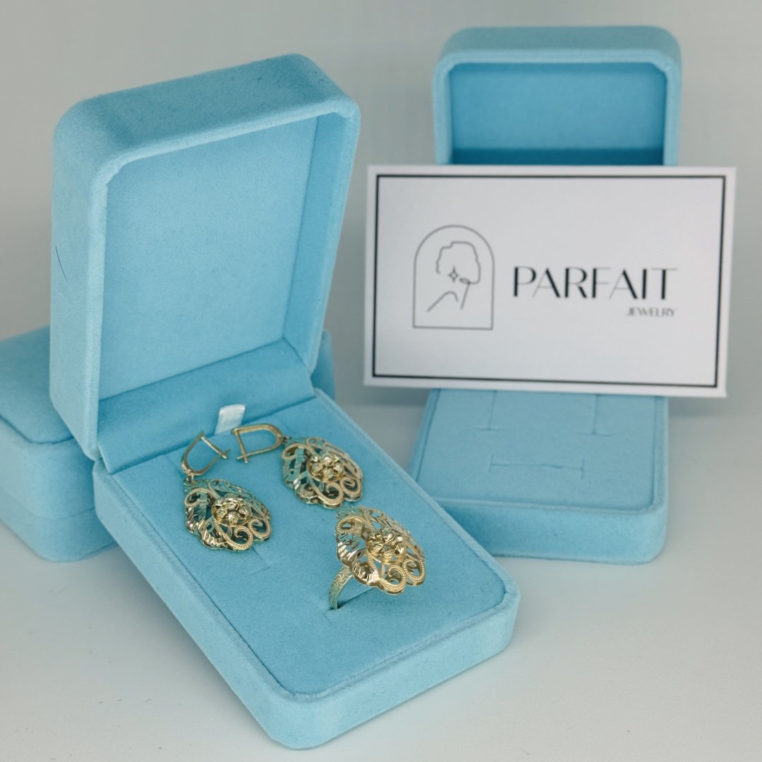 PARFAIT JEWELRY PJ_OyuDorika_4 вес 12.15 г золото, без вставок купить,NaN