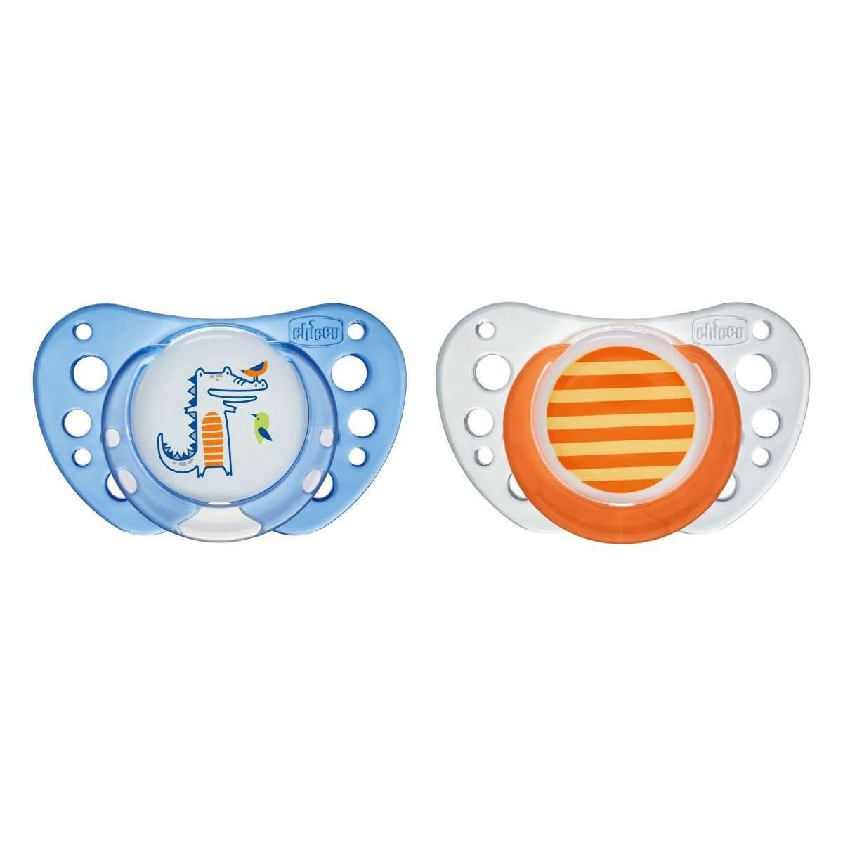 Пустышка Chicco Physio Air 2 шт 6-12м голубая   купить,NaN