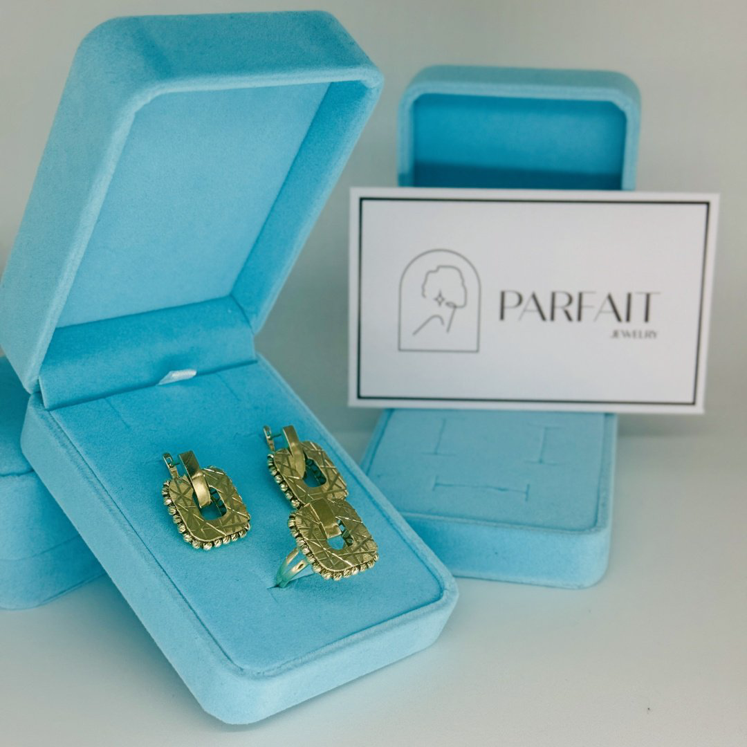 PARFAIT JEWELRY PJ_KvadratDorika_1 вес 11.1 г золото, без вставок купить,NaN