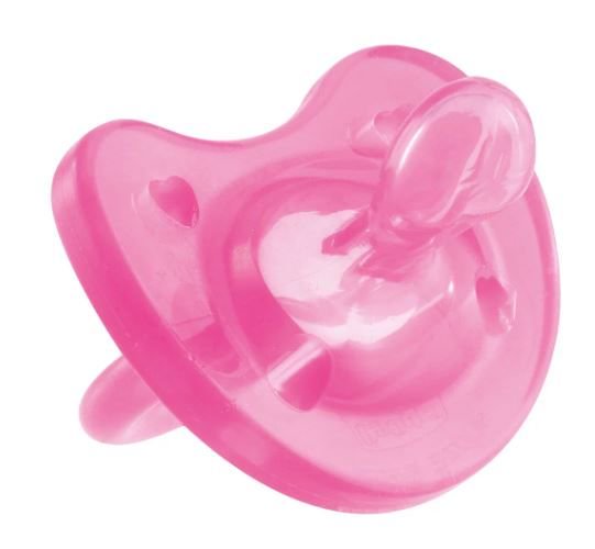 Пустышка Chicco силикон "LOVE" Physio Soft 6-16m роз/гол  купить,NaN
