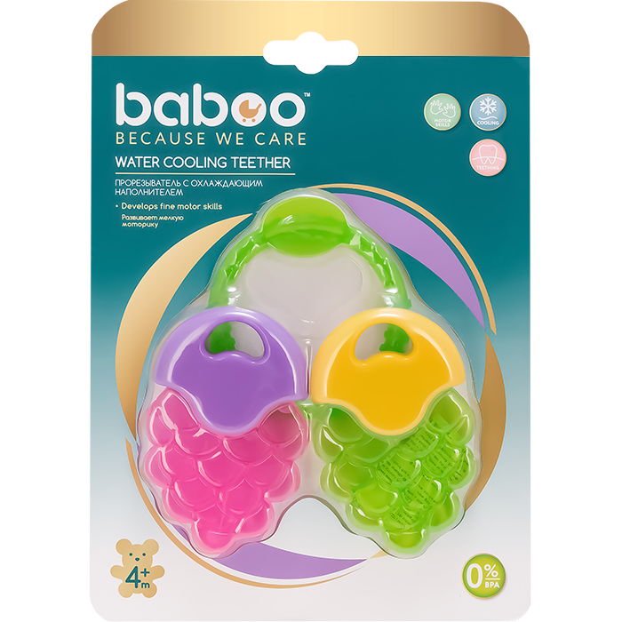 Прорезыватель Baboo Ягоды охлаждающий 4 м+ 6-005 купить,NaN