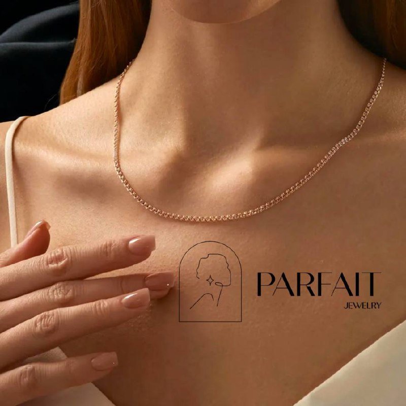 Цепь PARFAIT JEWELRY GFC_PJ_Бисмарк_Цепь_0031 длина 55 см, вес 4 г золото, плетение бисмарк купить,NaN