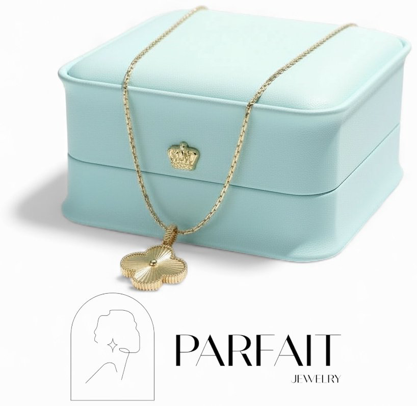 Колье PARFAIT JEWELRY PJ_Банан_Ванклиф_55_2 длина 55 см вес 5.64 г золото, без вставок купить,NaN