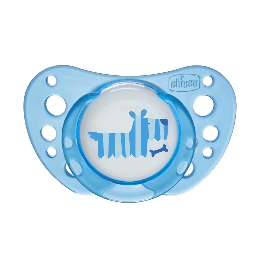 Пустышка Chicco Physio Air 2 шт 0-6м голубая купить,NaN