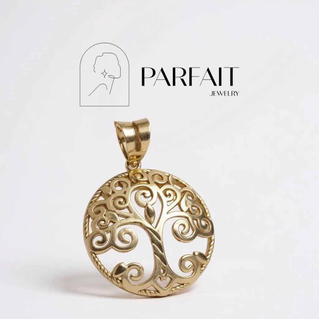 Подвеска PARFAIT JEWELRY GFC_PJ_Дерево_Узоры_03 вес 1.74 г золото, без вставок купить,NaN