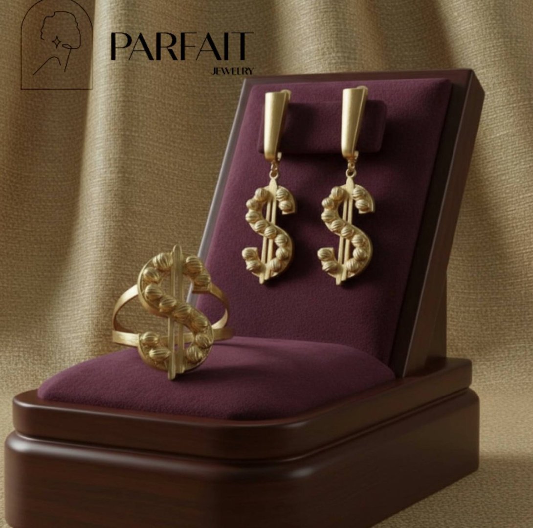 PARFAIT JEWELRY PJ_Dollar_02_19размер вес 8.25 г золото, без вставок купить,NaN